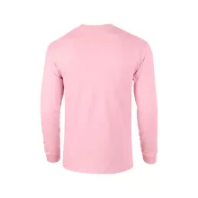 Uniszex póló Gildan GI2400 Ultra Cotton Felnőtt Hosszú Ujjú póló -S, Light Pink