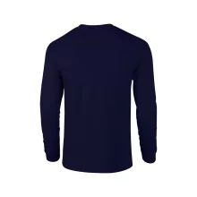 Uniszex póló Gildan GI2400 Ultra Cotton Felnőtt Hosszú Ujjú póló -3XL, Navy