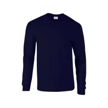 Uniszex póló Gildan GI2400 Ultra Cotton Felnőtt Hosszú Ujjú póló -4XL, Navy