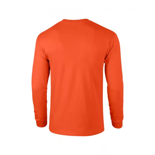 Uniszex póló Gildan GI2400 Ultra Cotton Felnőtt Hosszú Ujjú póló -3XL, Orange