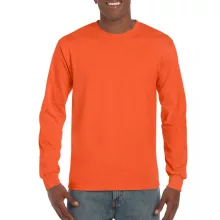 Uniszex póló Gildan GI2400 Ultra Cotton Felnőtt Hosszú Ujjú póló -4XL, Orange