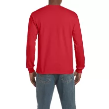 Uniszex póló Gildan GI2400 Ultra Cotton Felnőtt Hosszú Ujjú póló -3XL, Red