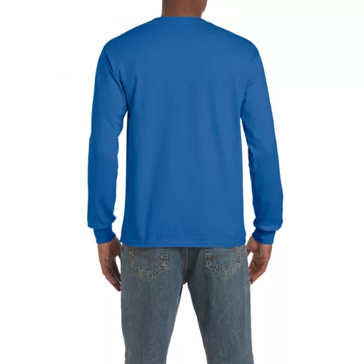 Uniszex póló Gildan GI2400 Ultra Cotton Felnőtt Hosszú Ujjú póló -3XL, Royal