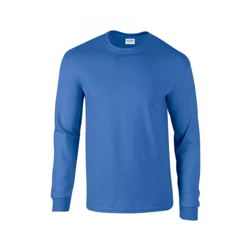 Uniszex póló Gildan GI2400 Ultra Cotton Felnőtt Hosszú Ujjú póló -3XL, Royal