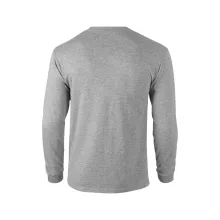 Uniszex póló Gildan GI2400 Ultra Cotton Felnőtt Hosszú Ujjú póló -4XL, Sport Grey
