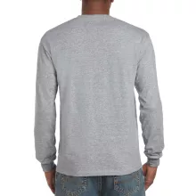 Uniszex póló Gildan GI2400 Ultra Cotton Felnőtt Hosszú Ujjú póló -4XL, Sport Grey