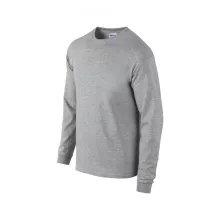 Uniszex póló Gildan GI2400 Ultra Cotton Felnőtt Hosszú Ujjú póló -5XL, Sport Grey