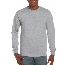 Uniszex póló Gildan GI2400 Ultra Cotton Felnőtt Hosszú Ujjú póló -5XL, Sport Grey