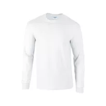 Uniszex póló Gildan GI2400 Ultra Cotton Felnőtt Hosszú Ujjú póló -3XL, White
