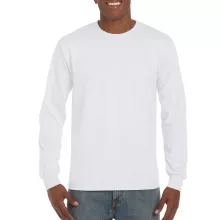 Uniszex póló Gildan GI2400 Ultra Cotton Felnőtt Hosszú Ujjú póló -5XL, White