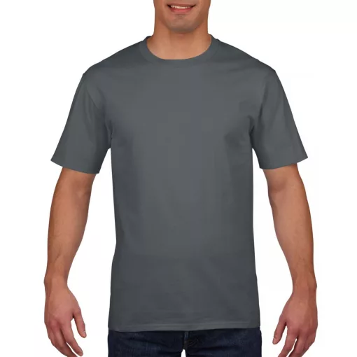 Uniszex póló Gildan GI4100 premium Cotton Felnőtt póló -L, Charcoal