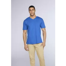 Férfi póló Gildan GI41V00 premium Cotton Felnőtt v-nyakú póló -S, Black
