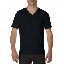 Férfi póló Gildan GI41V00 premium Cotton Felnőtt v-nyakú póló -XL, Black
