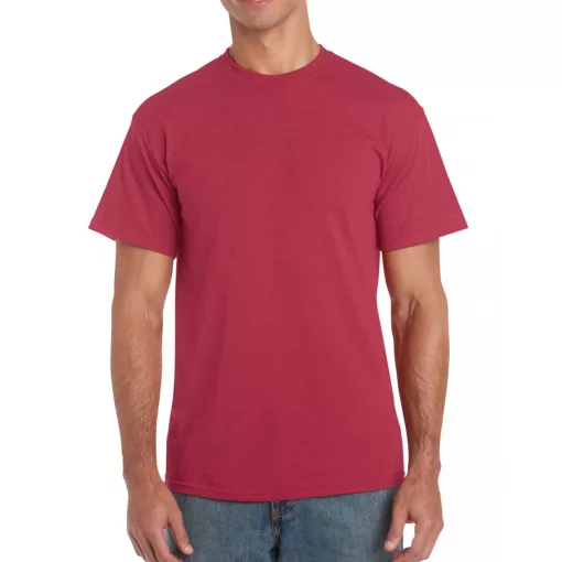 Uniszex póló Gildan GI5000 Heavy Cotton Felnőtt póló -S, Antique Cherry Red
