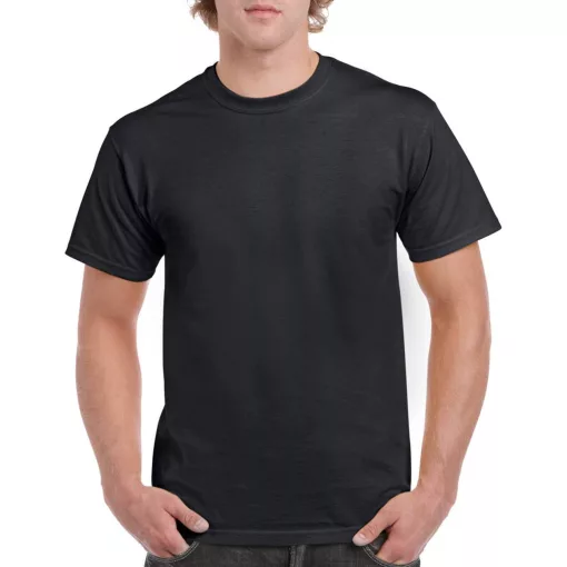 Uniszex póló Gildan GI5000 Heavy Cotton Felnőtt póló -5XL, Black
