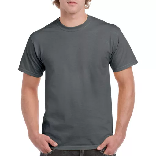 Uniszex póló Gildan GI5000 Heavy Cotton Felnőtt póló -S, Charcoal