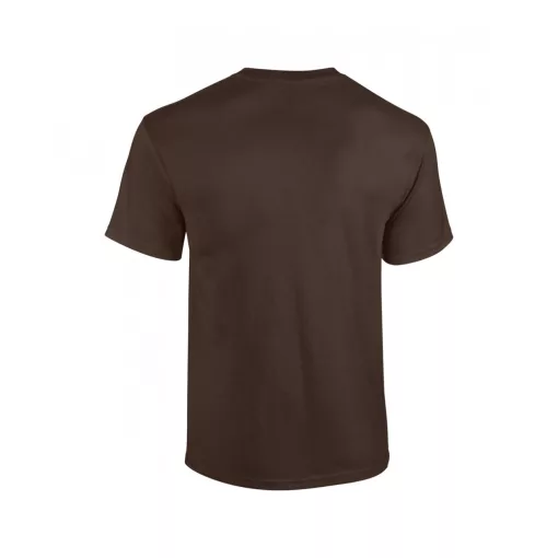 Uniszex póló Gildan GI5000 Heavy Cotton Felnőtt póló -M, Dark Chocolate