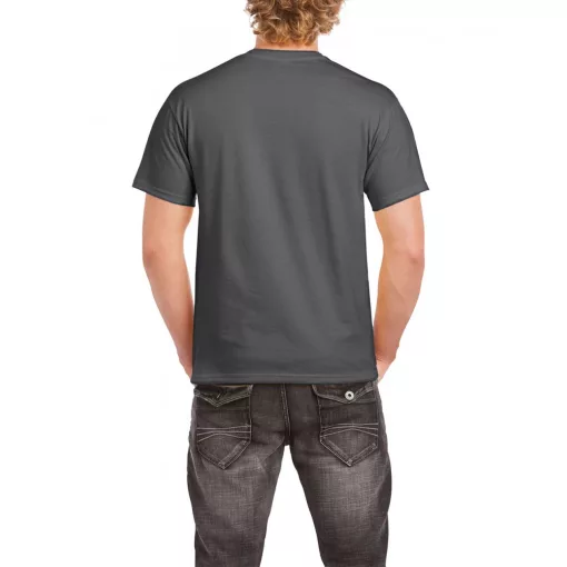 Uniszex póló Gildan GI5000 Heavy Cotton Felnőtt póló -M, Dark Heather