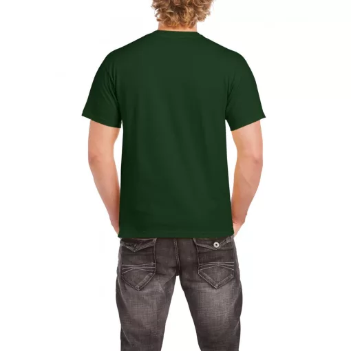 Uniszex póló Gildan GI5000 Heavy Cotton Felnőtt póló -4XL, Forest Green
