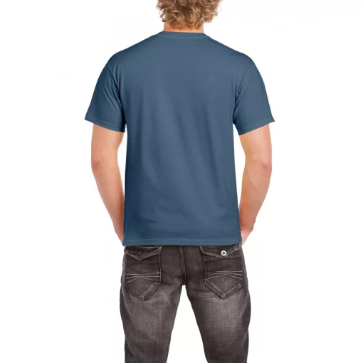 Uniszex póló Gildan GI5000 Heavy Cotton Felnőtt póló -M, Indigo Blue