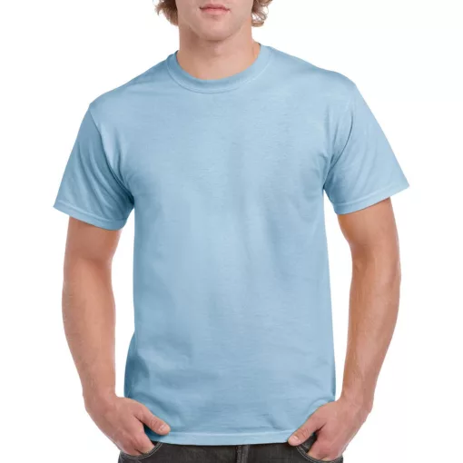 Uniszex póló Gildan GI5000 Heavy Cotton Felnőtt póló -3XL, Light Blue