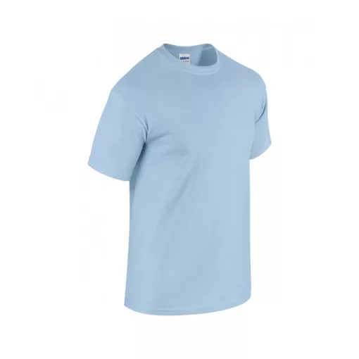 Uniszex póló Gildan GI5000 Heavy Cotton Felnőtt póló -S, Light Blue
