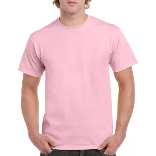 Uniszex póló Gildan GI5000 Heavy Cotton Felnőtt póló -XL, Light Pink
