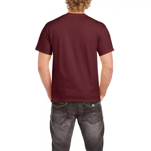 Uniszex póló Gildan GI5000 Heavy Cotton Felnőtt póló -2XL, Maroon