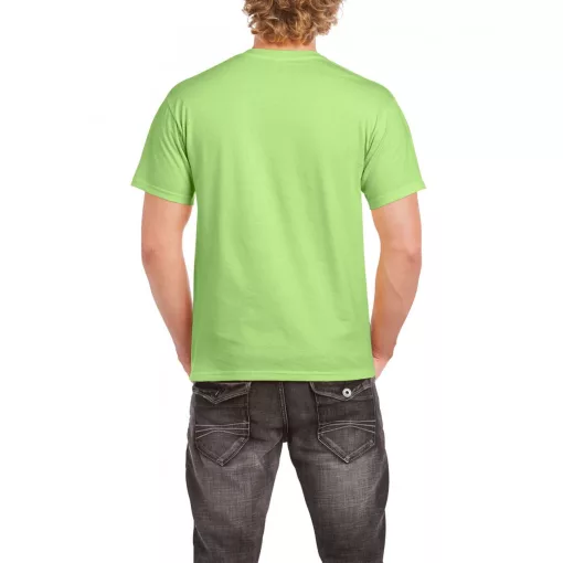 Uniszex póló Gildan GI5000 Heavy Cotton Felnőtt póló -L, Mint Green