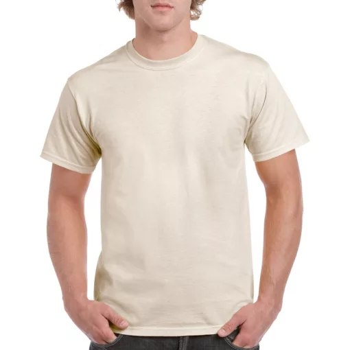 Uniszex póló Gildan GI5000 Heavy Cotton Felnőtt póló -5XL, Natural