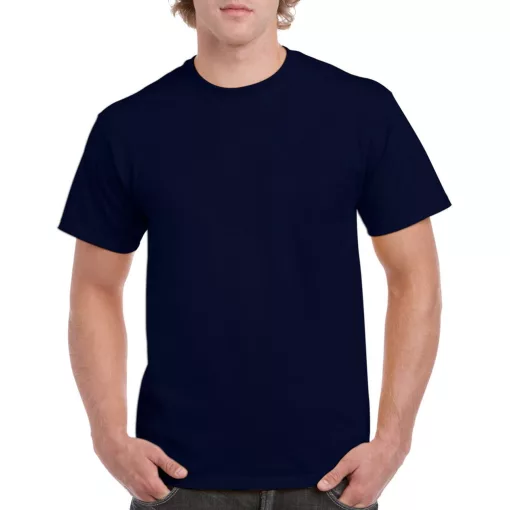 Uniszex póló Gildan GI5000 Heavy Cotton Felnőtt póló -4XL, Navy