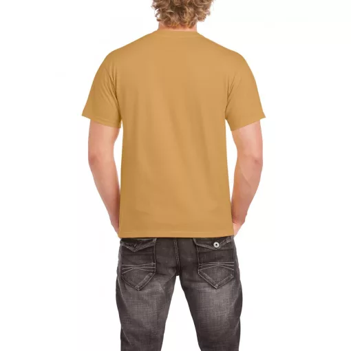 Uniszex póló Gildan GI5000 Heavy Cotton Felnőtt póló -3XL, Old Gold