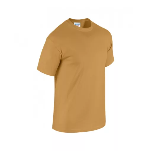 Uniszex póló Gildan GI5000 Heavy Cotton Felnőtt póló -L, Old Gold