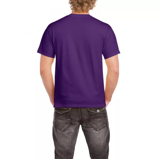 Uniszex póló Gildan GI5000 Heavy Cotton Felnőtt póló -S, Purple