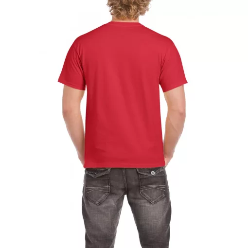 Uniszex póló Gildan GI5000 Heavy Cotton Felnőtt póló -4XL, Red