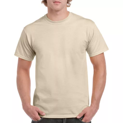 Uniszex póló Gildan GI5000 Heavy Cotton Felnőtt póló -3XL, Sand