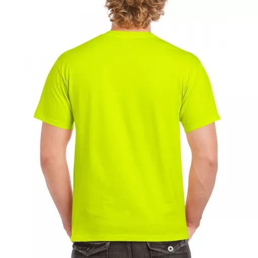 Uniszex póló Gildan GI5000 Heavy Cotton Felnőtt póló -5XL, Safety Green