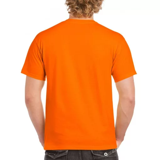 Uniszex póló Gildan GI5000 Heavy Cotton Felnőtt póló -S, S.Orange