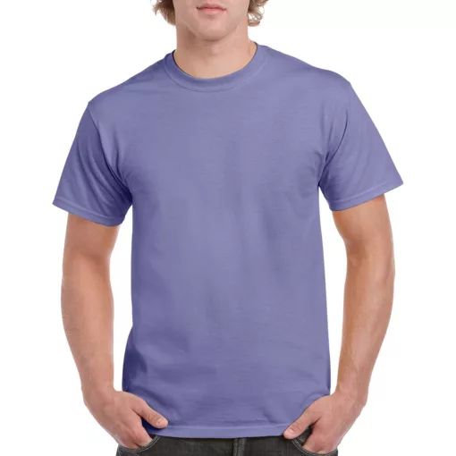 Uniszex póló Gildan GI5000 Heavy Cotton Felnőtt póló -S, Violet