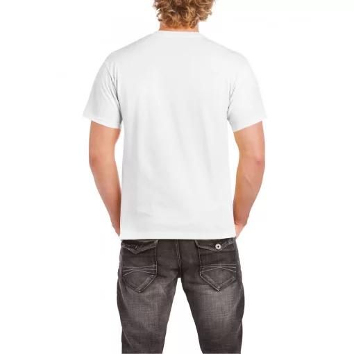 Uniszex póló Gildan GI5000 Heavy Cotton Felnőtt póló -4XL, White