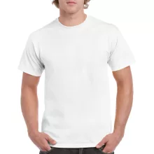 Uniszex póló Gildan GI5000 Heavy Cotton Felnőtt póló -S, White