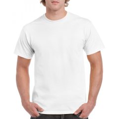 Uniszex póló Gildan GI5000 Heavy Cotton Felnőtt póló -S, White