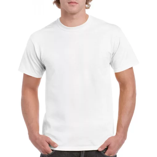 Uniszex póló Gildan GI5000 Heavy Cotton Felnőtt póló -XL, White