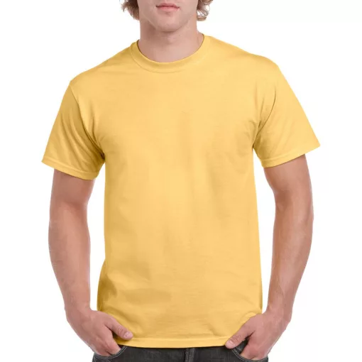 Uniszex póló Gildan GI5000 Heavy Cotton Felnőtt póló -S, Yellow Haze