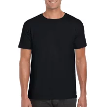 Uniszex póló Gildan GI64000 Softstyle Felnőtt póló -M, Black
