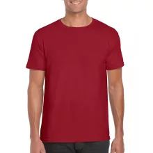 Uniszex póló Gildan GI64000 Softstyle Felnőtt póló -4XL, Cardinal Red