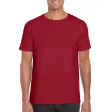 Uniszex póló Gildan GI64000 Softstyle Felnőtt póló -M, Cardinal Red