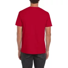Uniszex póló Gildan GI64000 Softstyle Felnőtt póló -M, Cherry Red