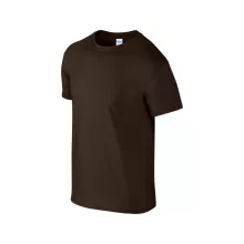 Uniszex póló Gildan GI64000 Softstyle Felnőtt póló -M, Dark Chocolate
