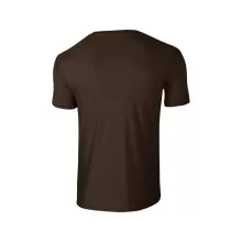 Uniszex póló Gildan GI64000 Softstyle Felnőtt póló -M, Dark Chocolate